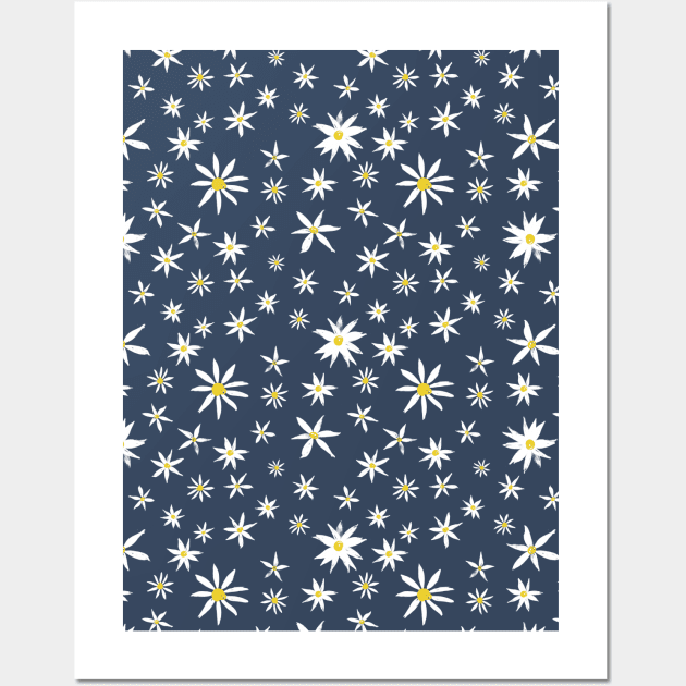 Daisy on tumblr blue Wall Art by crumpetsandcrabsticks